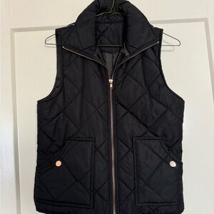 The Impeccable Pig Black Quilted Puffer Vest